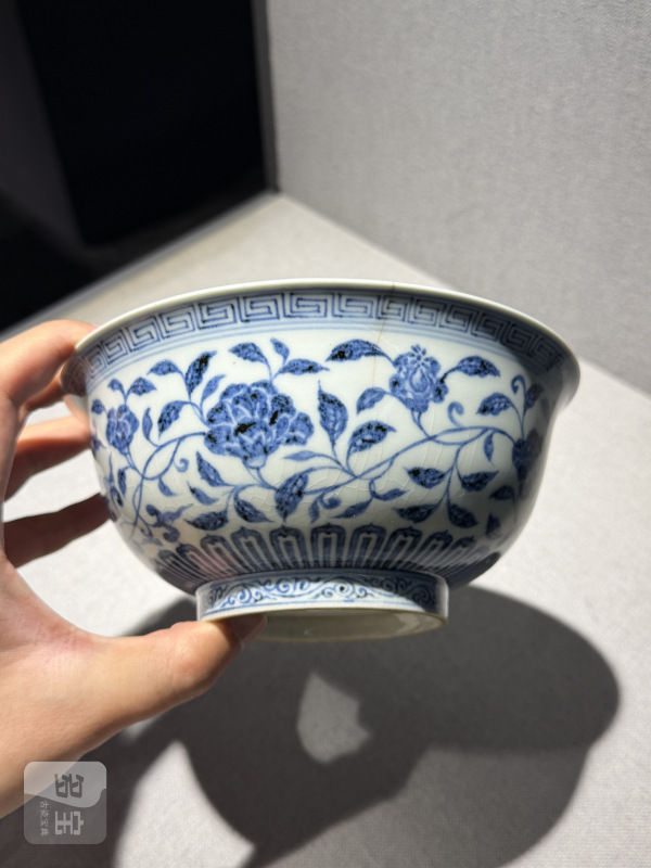 明永乐 内外青花缠枝莲纹碗 - 图7